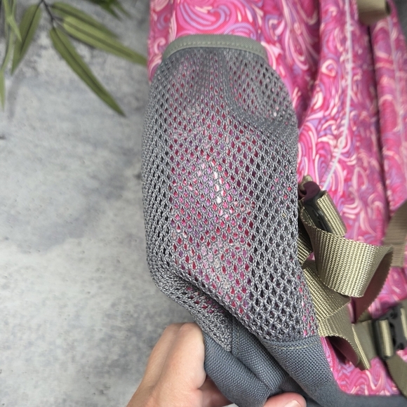 L.L. Bean | Multipocket Laptop Backpack Pink Swirl - Picture 8 of 9